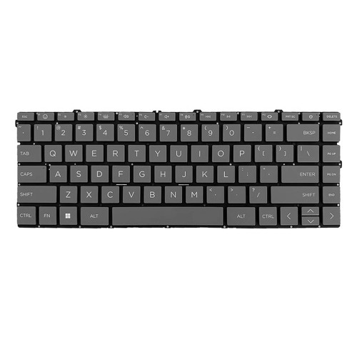 Laptop Keyboard For HP Envy X360 15-EW0000 15-EW1000 15T-EW000 15T-EW100 15-EY0000 15-EY1000 15Z-EY000 15Z-EY100 with backlit United States US Gray