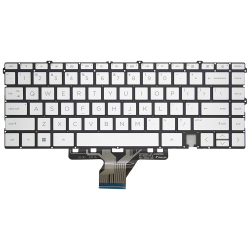 Laptop Keyboard For HP Envy 13-BA0000 13-BA1000 13T-BA000 13T-BA100 with backlit United States US Silver