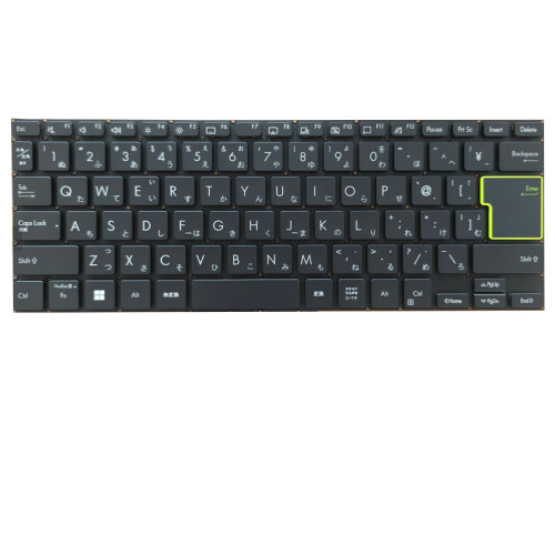 Laptop Keyboard For ASUS ASM19G70J165281W Black Japanese JP