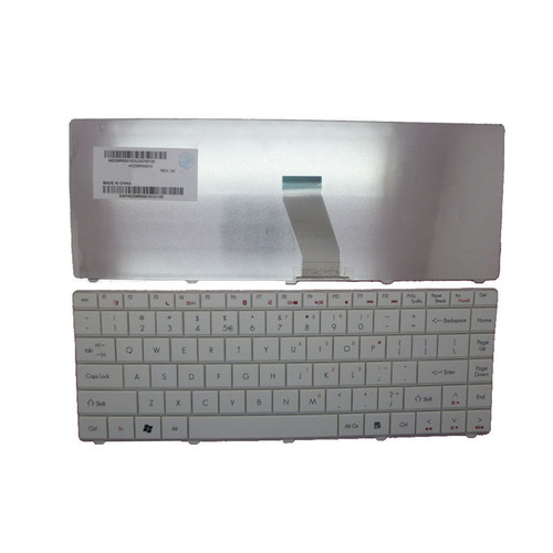 Laptop Keyboard For ACER D525 D725 AS4332 4732 For GATEWAY EC34 EC3405c EC3406C EC38 EC3803C EC54 EC58 9J.N1R82.A1D White United States US