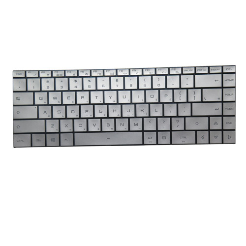 Laptop Keyboard For MECHREVO CODE 01 Silver Without Frame Korean KR With Backlit