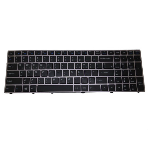 Laptop Keyboard For Ekimia Orkane Korean KR Black With Purple Frame New