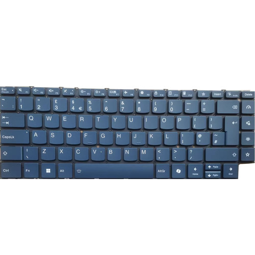 Laptop Keyboard For Lenovo Yoga 9 2-in-1 14ILL10 83LC United Kingdom UK With Backlit Blue New