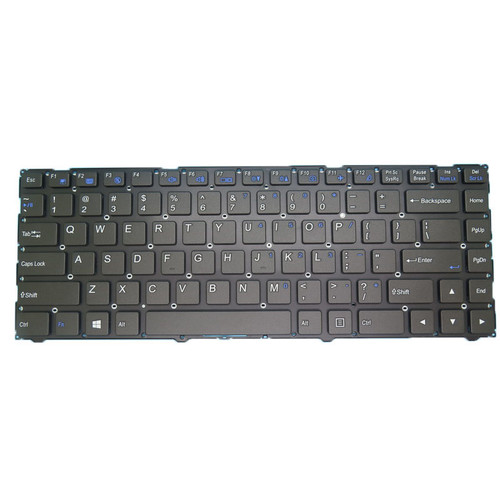 Black Laptop Backlit Keyboard For 한성컴퓨터 For Hansung TFG134 English US Without Frame New
