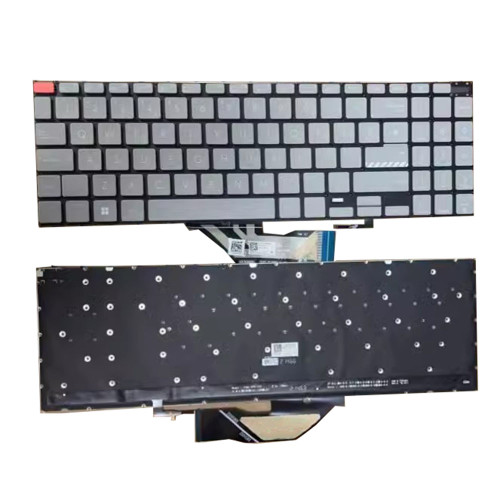 Laptop keyboard For ASUS Vivobook S15 K3502 K3502Z K3502ZA With Backlit United Kingdom UK Gray