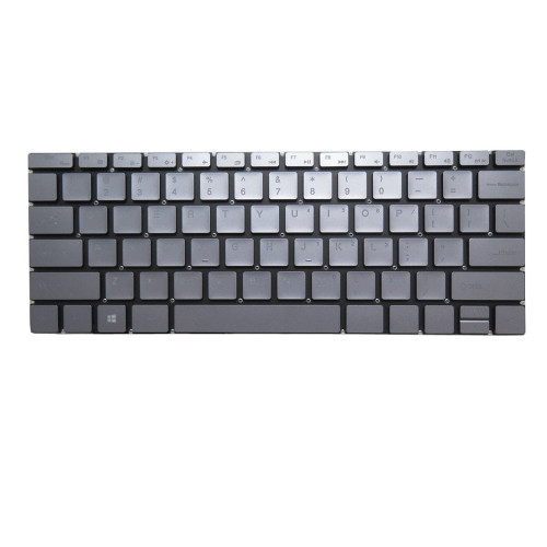 Silver-Gray Laptop With Backlit Keyboard For 한성컴퓨터 For Hansung TFX3412N English US New(한성컴퓨터용 백라이트 키보드가 있는 실버 그레이 노트북 Hansung TFX3412N 영어 US 새 제품)