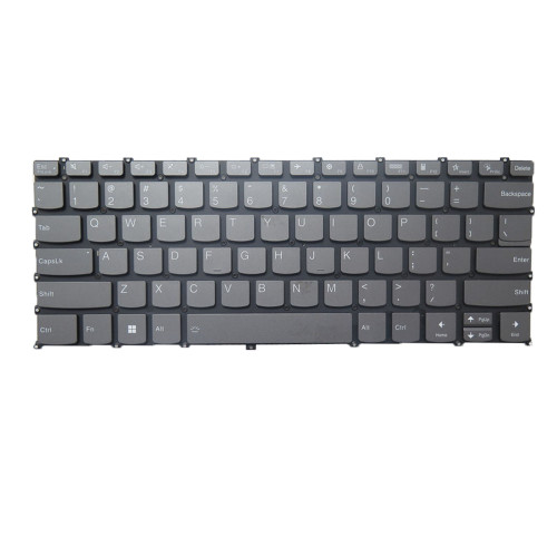 Laptop Keyboard For Lenovo IdeaPad Slim 3 14ITN9 83L6 English US With Backlit Gray New