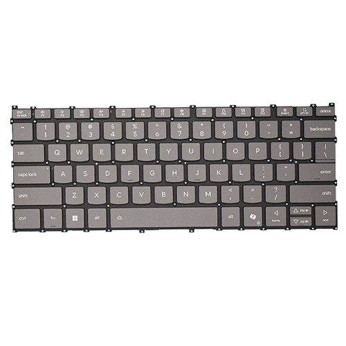 Laptop Keyboard For Lenovo Ideapad Slim 3 14IRH10 83K0 English US With Backlit Gray New