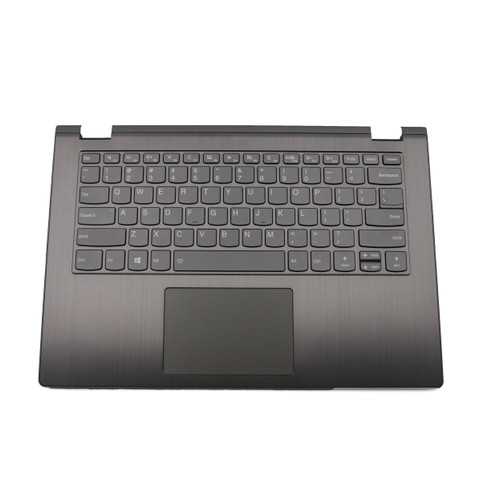 Laptop PalmRest&keyboard For Lenovo Flex 6-14IKB English US 5CB0R08625 With Backlight Touchpad Non Fingerprint Grey New