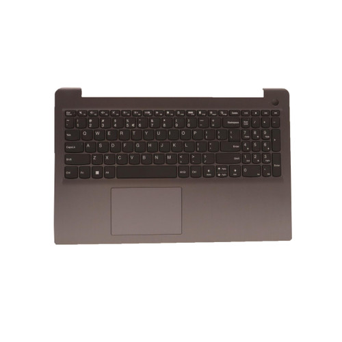 Laptop PalmRest&keyboard For Lenovo IdeaPad 3 15IAU7 English US 5CB1H78129 Without Backlight With Touchpad Fingerprint Grey New