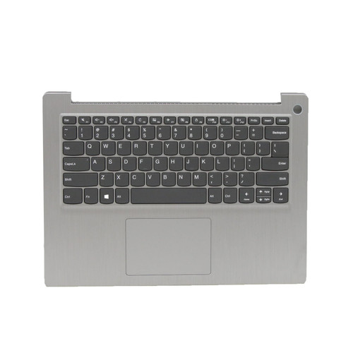 Laptop PalmRest&keyboard For Lenovo Ideapad 3-14ITL05 English US 5CB1C05039 Without Backlight With Touchpad Fingerprint Grey New