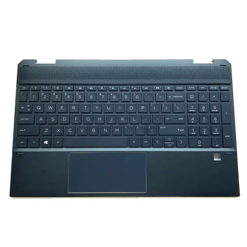 Laptop Palmrest&Keyboard For HP Spectre X360 15-EB0000 15-EB1000 15T-EB000 15T-EB100 with backlit&touchpad United States US Blue New