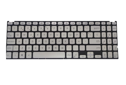 Laptop Keyboard For ASUS K509FA K509JA Silver Without Frame Spanish SP