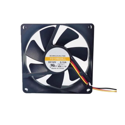 Cooling Fan FD128020LL 8020 12V 0.1A 1.2W 8CM 3PIN New