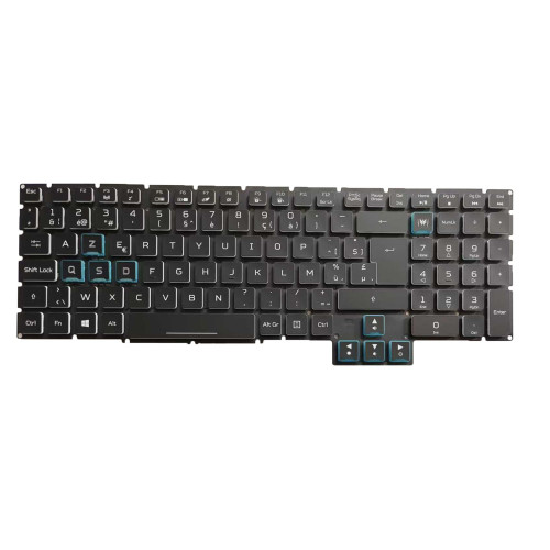RGB Backlit Laptop Keyboard For ACER Predator Helios 700 PH717-71-92A7 PH717-71-95Q9 PH717-71-984Y Belgium BE Colourful Backlit Black New