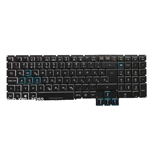 RGB Backlit Laptop Keyboard For ACER Predator Helios 700 PH717-71 N17Q11 Slovenian SL Colourful Backlit Black New