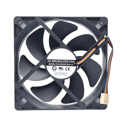 Cooling Fan PLA12025S12HH PLA12025S12HH-LV DC12V 0.50A 4PIN THER3LCT20-3111 LCT2100T-PL 220215-1550 120x120x25mm New