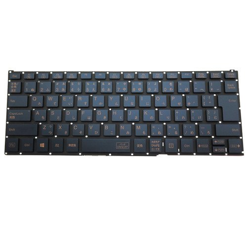 Laptop Keyboard For NEC Lavie SN186/TADG-D PC-SN186TADG-D Japanese JP JA Blue Without Frame New