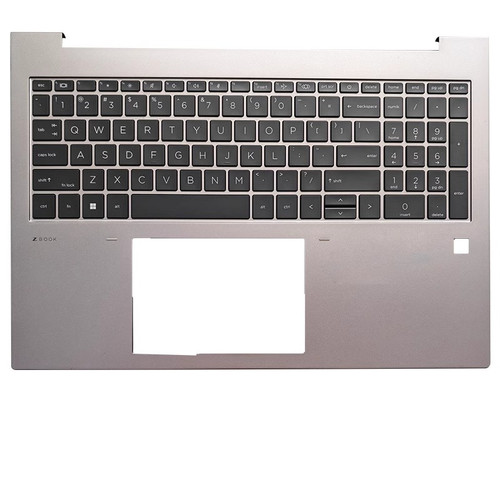 Laptop Palmrest&Keyboard For HP Zbook Firefly 16 G11 N93086-001 without backlit United States US Silver Gray Used