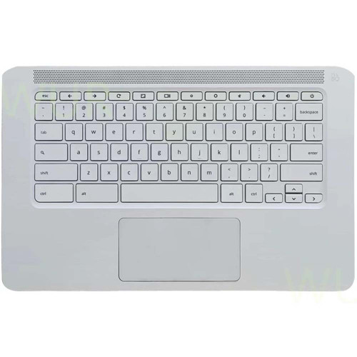 Laptop Palmrest&Keyboard For HP Chromebook 14 G5 with touchpad no backlit United States US White