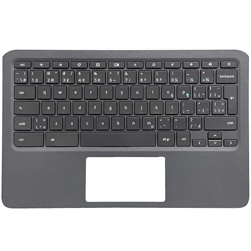 Laptop Palmrest&Keyboard For HP Chromebook 11 G6 EE L14921-DB1 Canada France CF Dark Gray New