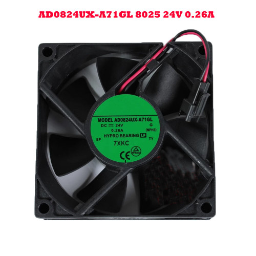 CPU FAN For ADDA AD0824UX-A71GL 8025 24V 0.26A New
