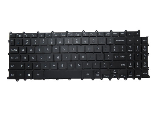 Laptop With Backlit Keyboard For LG 15Z90P 15Z90Q 15ZD90Q 15ZD90QC 15Z95P 16T90P 16T90Q 16Z90P 16ZD90P 16Z90S 16Z90Q 16ZD90Q 16Z90R 16ZB90R 16Z90RS Black English US No Frame New