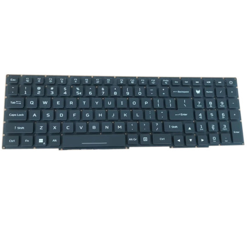 Laptop RGB Backlit Keyboard For ACER Predator Helios 18 PH18-72-96P5 NH.QSTAA.001 United States US Colourful Backlit Black New