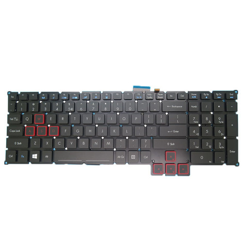 Laptop Backlit Keyboard For ACER Predator Helios 500 PH517-51 English US Black New
