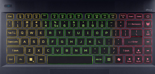 Laptop RGB Backlit Keyboard For ACER Predator Helios NEO 14 PHN14-51 English US Black Colourful Backlit New