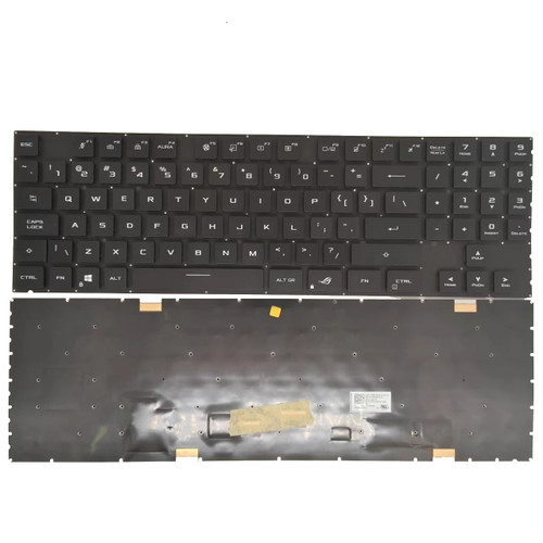 Laptop Keyboard For ASUS ROG Zephyrus S17 SN5014B SG-A1740-XUA 6037B0217024 0KNR0-E631US00 Black United States US Without Frame