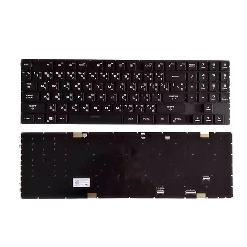 Laptop Keyboard For ASUS ROG Strix SCAR-17 SN5013B SG-A1730-33A 6037B0213725 0KNR0-E630TA00 Thailand TI Black With Backlight Without Frame