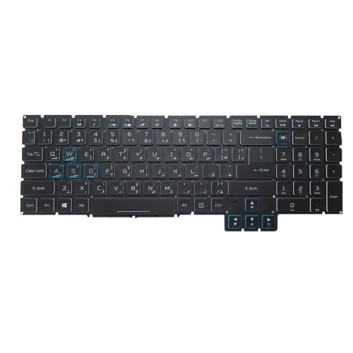 RGB Backlit Laptop Keyboard For ACER Predator Helios 700 PH717-72-76N4 PH717-72-94WP PH717-72-98YP Arabia AR Colourful Backlit Black New