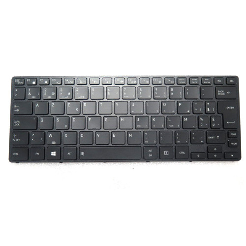 Laptop Keyboard For DynaBook Tecra A30-G A30-G-11N A30-G-11P A30-G-11Q A30-G-11R A30-G-11W A30-G-12D Belgium BE Black With Backlit New