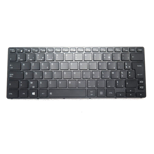Laptop Keyboard For DynaBook Tecra A30-G French FR Black With Backlit New