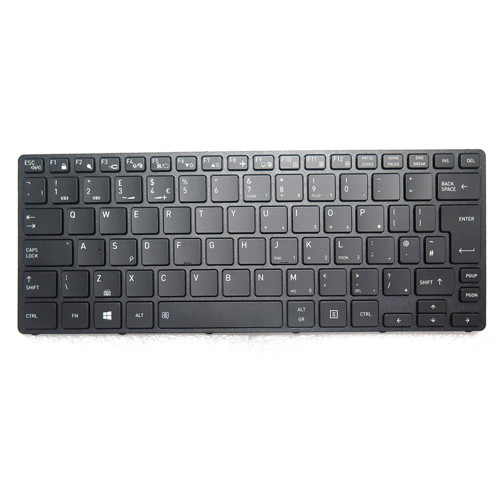 Laptop Keyboard For Dynabook For Tecra A40-E-15M A40-E-15Q A40-E-15W A40-E-15X A40-E-15Z A40-E-180 A40-E-187 A40-E-1K5 A40-E1420 United Kingdom UK Black With Backlit New