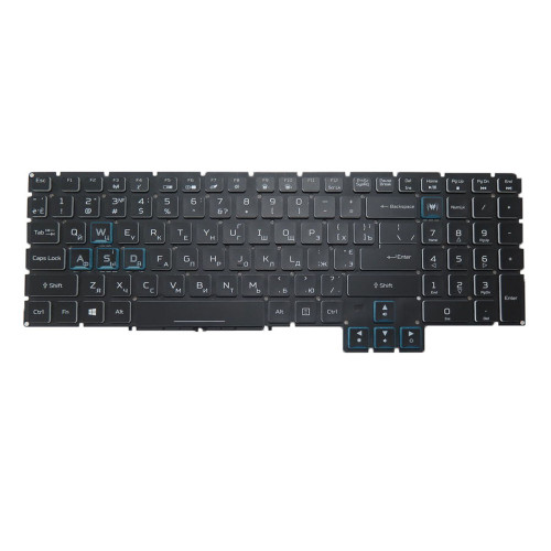 Laptop Backlit Keyboard For NSK-RPCBQ 0V EG05P_P93B3L AEZGE800020 NKI15170FU NK.I15170.FU Russian RU New