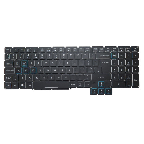 Laptop Backlit Keyboard For NSK-RPCBQ 0U EG05P_P93B3L AEZGEE00020 NKI15170GK NK.I15170.GK United States US New