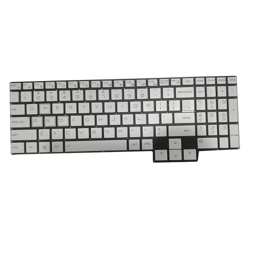 Laptop Keyboard For MB3382004 F0078-004 White United States US With Backlit
