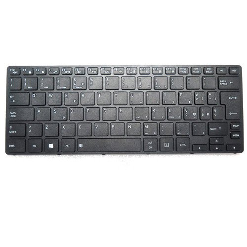 Laptop Keyboard For Dynabook Tecra A40-G A40-G-103 A40-G-106 A40-G-10F A40-G-10H A40-G-10K A40-G-10L Italy IT Black Without Backlit New