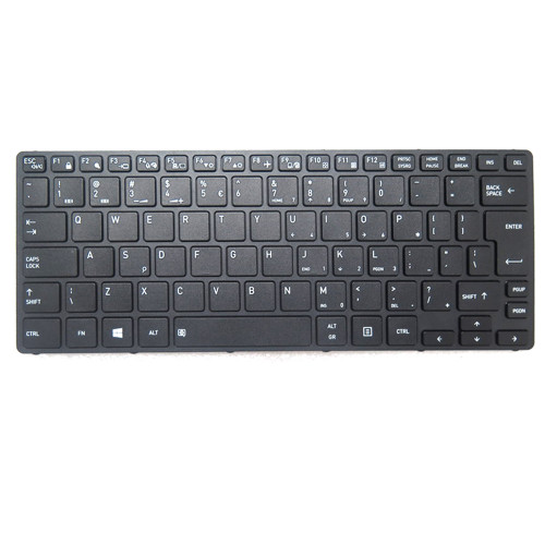 Laptop Keyboard For Dynabook Tecra A40-G International English UI Black Without Backlit New