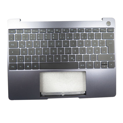 Laptop PalmRest&keyboard For HUAWEI MATEBOOK 13 WRT-W19 WRT-W19L WRT-W29 WRT-W29L Gray Upper Case German GR keyboard