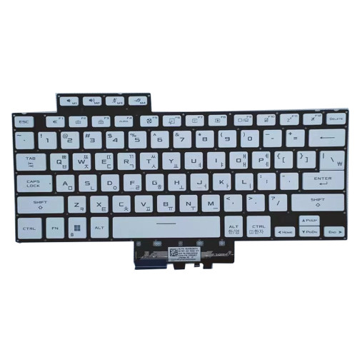 Laptop Keyboard For ASUS Rog Zephyrus G14 GA402RK GA402RJ Korean KR With Backlit Without Frame White NEW