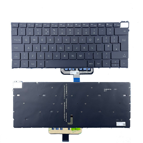 Laptop Keyboard For Honor MagicBook View 14 HGE-W56 Black United Kingdom UK With Backlit