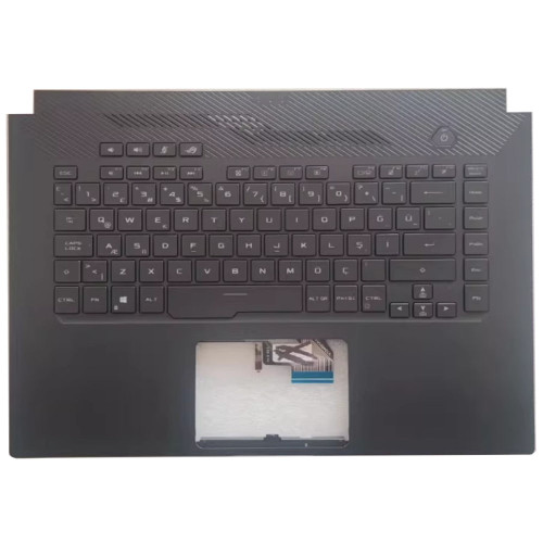 Laptop PalmRest&keyboard For ASUS ROG Zephyrus M GU502D GU502DU Black Top Case Black Turkish TR Backlit Keyboard
