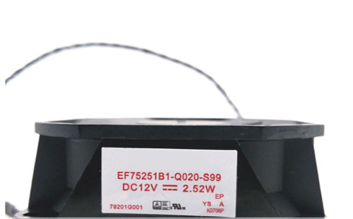 Cooling Fan For SUNON MF75251B1-Q020-S99 DC12V 2.52W 79201G001 New