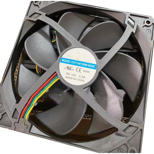 Cooling Fan For CCHV CHT14012RM-W25C 14025 14CM DC12V 0.30A 4PIN New