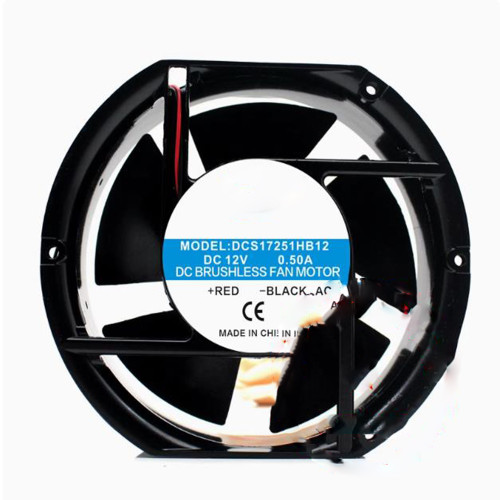 Cooling Fan For DCS DCS17251HB12 DC12V/24V 0.50A/0.9A 17CM New