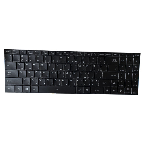 Laptop Keyboard For BTO X?BOOK 15X1183 GM5TG0Y X-BOOK 15X1183 Farsi FS With Backlit Black No Frame New