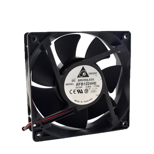 Cooling Fan For DELTA AFB1224HE DC24V 0.36A 2lines New